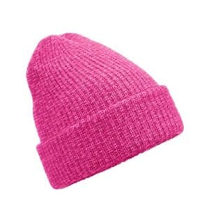 Pinkki pipo omalla painatuksella
